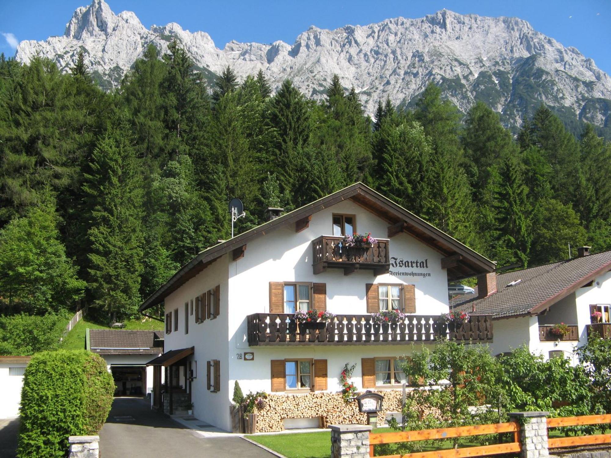 Ferienwohnung Haus Isartal Mittenwald Exterior foto